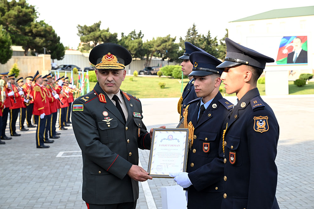 Cəmşid Naxçıvanski adına Hərbi Liseyin 54-cü buraxılış mərasimi keçirilib