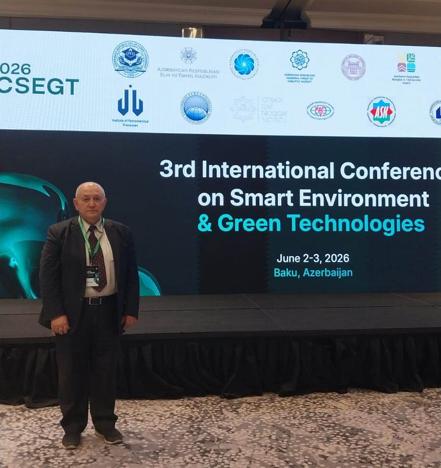 Professor Azad Bayramov “ICSEGT 2026” beynəlxalq konfransında iştirak edib